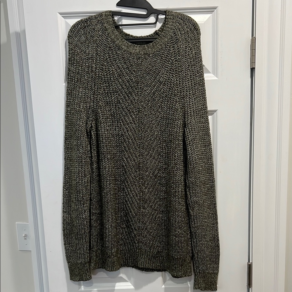 Express Green Crewneck Sweater